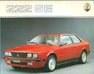 Maserati Biturbo of 222 SE fraaie brochure/auto folder 83 91, Ophalen of Verzenden, Nieuw, Overige merken