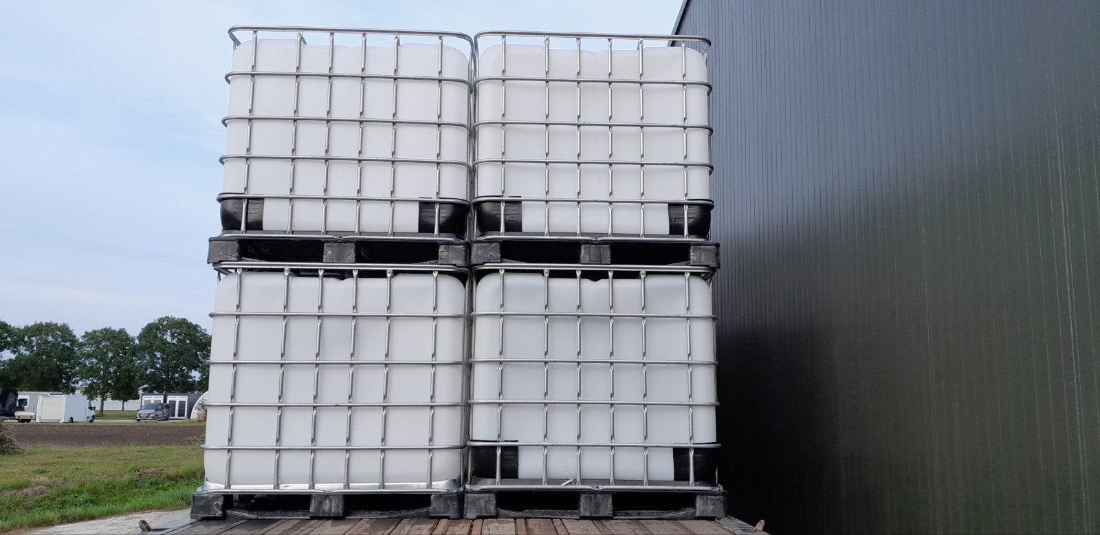 IBC containers - 1000 liter - 20 stuks, Tuin en Terras, Regentonnen, Ophalen, Kunststof, 150 liter of meer, Zo goed als nieuw