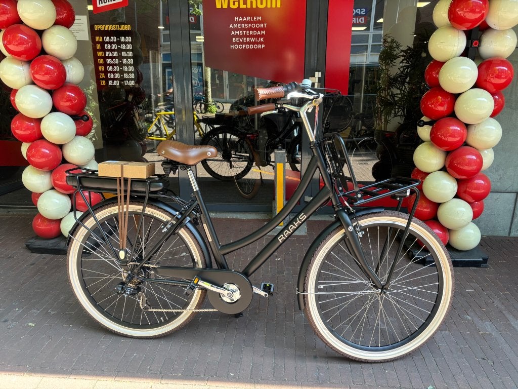 Fietshokje Raaks: Raaks Moxy elektrische damesfiets 7V, Niet ingevuld, Nieuw, 50 km per accu of meer, Niet ingevuld