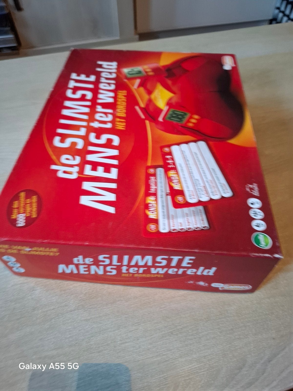 De Slimste Mens ter Wereld - Het Bordspel, Ophalen of Verzenden, Zo goed als nieuw, Drie of vier spelers, Just Games