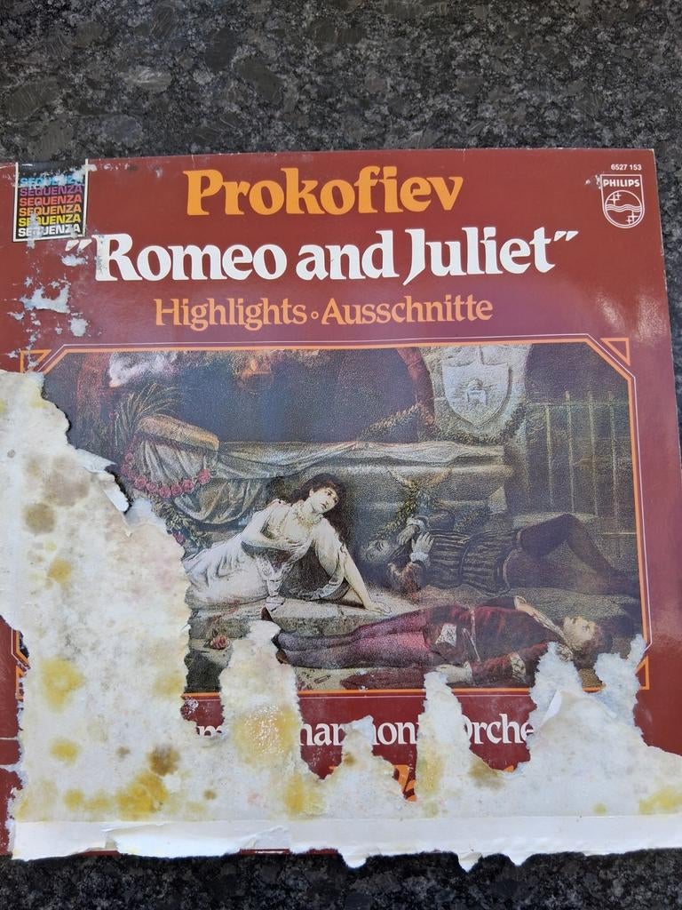 Prokofiev - Romeo and Juliet Highlights LP (Philips), Cd's en Dvd's, Gebruikt, Modernisme tot heden, Ophalen of Verzenden, 12 inch