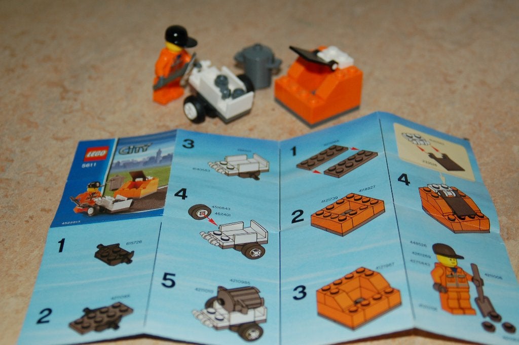LEGO City 5611 Vuilnisman, City, Lego, Ophalen of Verzenden, Zo goed als nieuw