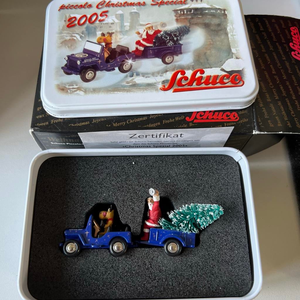 Schuco Piccolo Christmas Special 2005 in blikken doos, Overige merken, 1:50 of kleiner, Auto, Verzenden