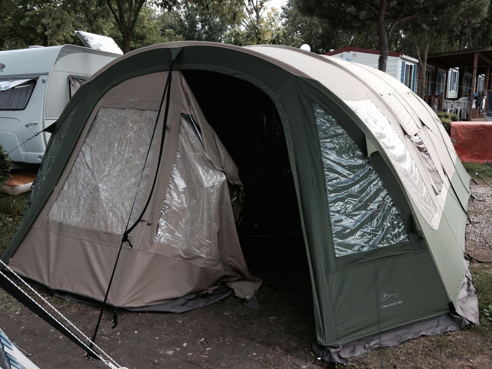 Bardani tunneltent voor 6 personen - Ideaal voor kamperen, Ophalen of Verzenden, Gebruikt, Tot en met 6