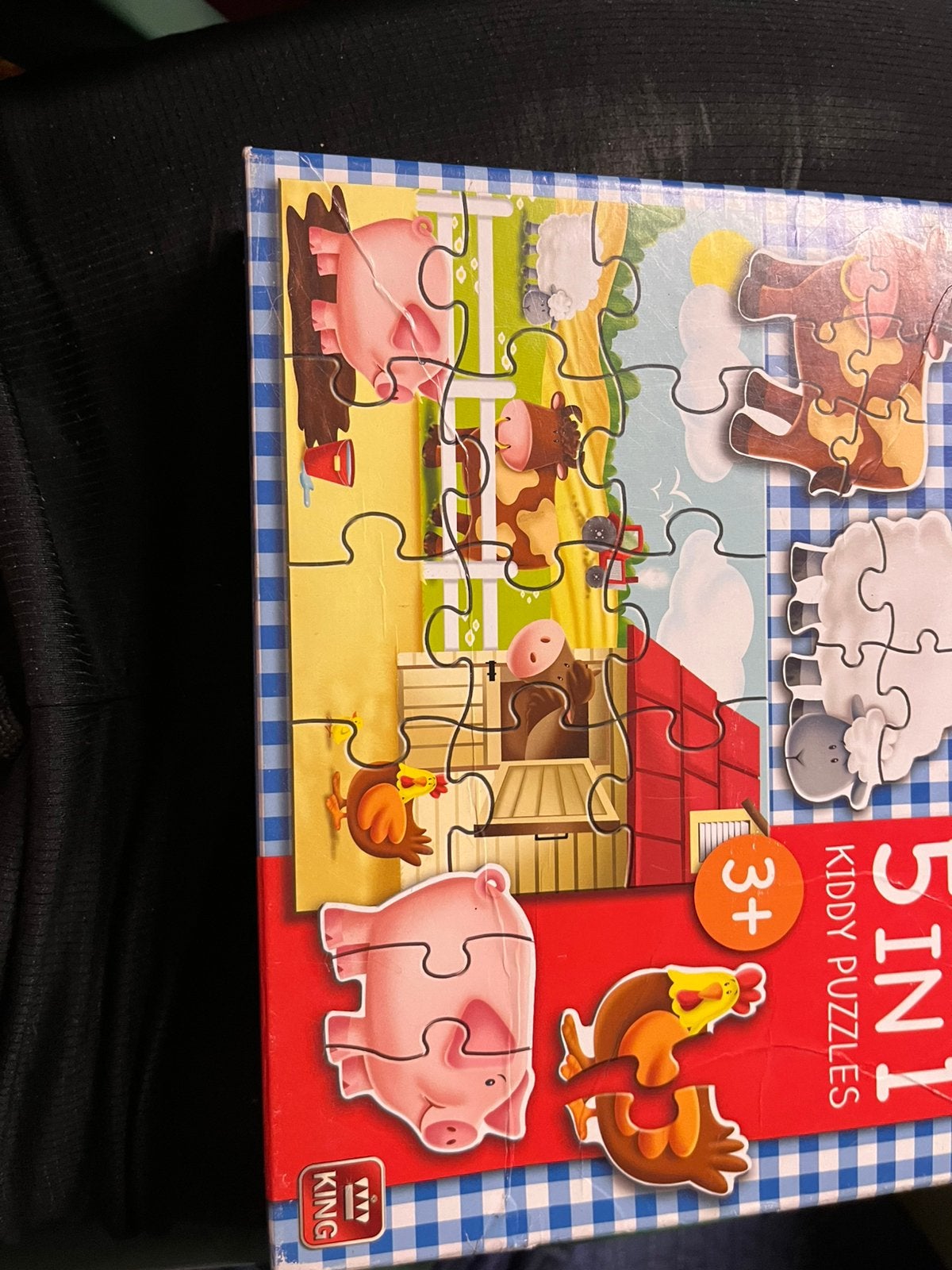 Dieren kinder puzzel 5-1, Ophalen, 10 tot 50 stukjes, Gebruikt, 2 tot 4 jaar