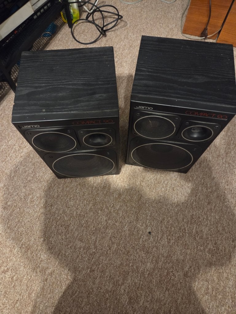 Jamo Compact 90 speakers, Audio, Tv en Foto, Luidsprekers, Ophalen, Stereo speakers, Gebruikt, 60 tot 120 watt