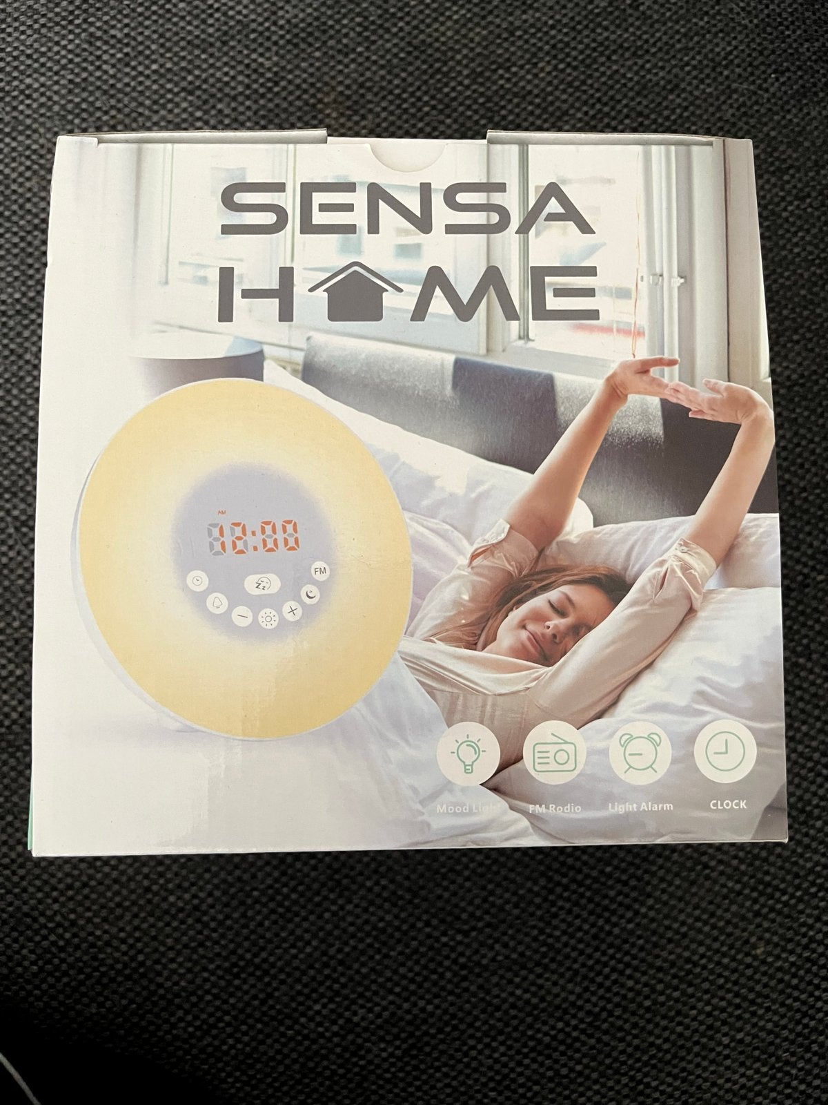 Sensa Home Wake-up Light met FM Radio en Bluetooth Speaker, Ophalen of Verzenden, Nieuw, Digitaal
