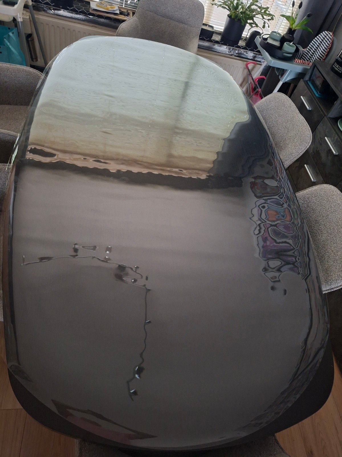 Transparant Ovaal Tafelzeil 200 x 110 cm, Ophalen of Verzenden, Nieuw, Rechthoek, Binnen