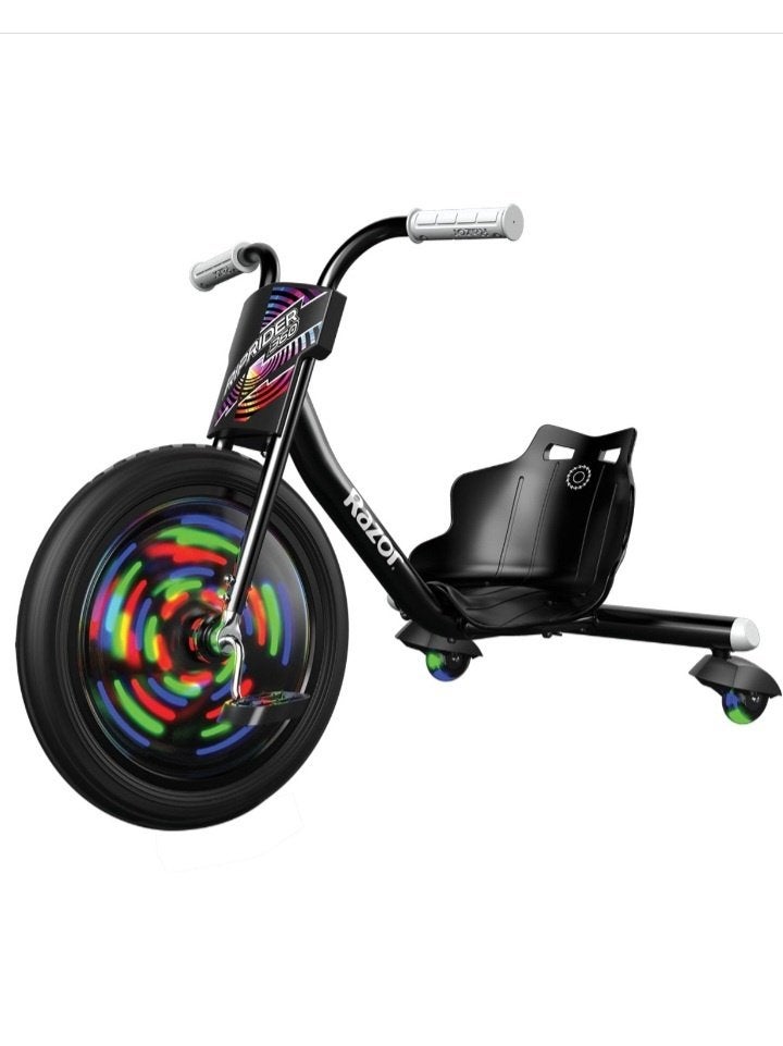 De Razor RipRider 360 Lightshow, Terugtraprem, Verstelbare zitting, Nieuw, Ophalen