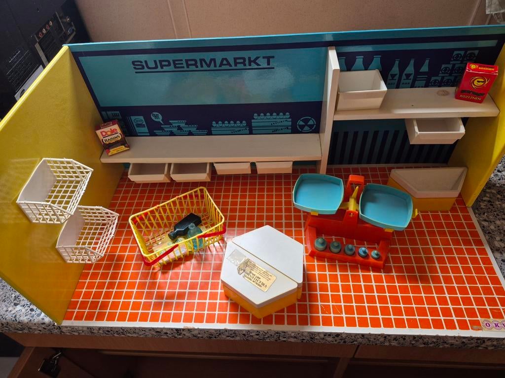 Vintage Speelgoed Supermarkt - 50 jaar oud, Kinderen en Baby's, Speelgoed | Overig, Gebruikt, Jongen of Meisje, Ophalen