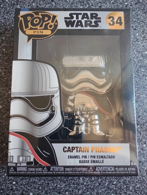 Pop! Pin 34 Star Wars Captain Phasma, Verzamelen, Verzenden, Nieuw