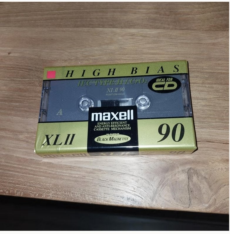 Maxell XLII 90 tape cassette band . Meerdere aanwezig, Ophalen, Overige genres, 1 bandje, Nieuw in verpakking