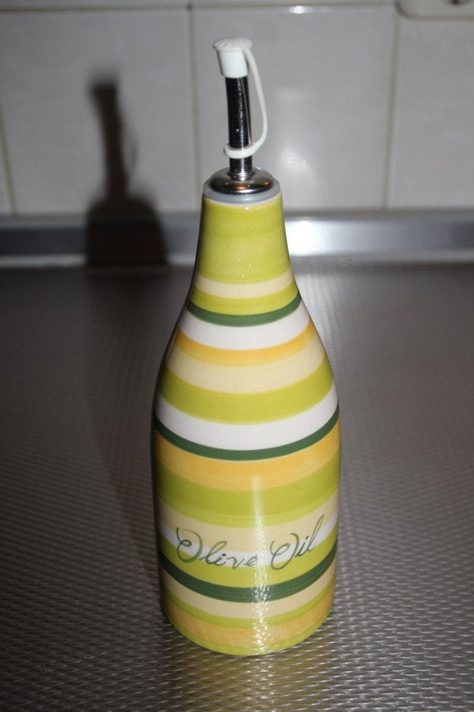 olive oil fles, Overige typen, Ophalen of Verzenden, Zo goed als nieuw