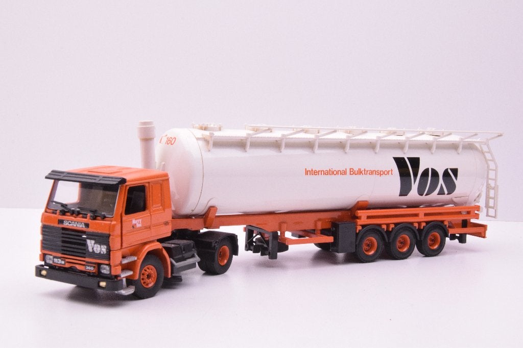 Scania 113M  ''  Vos transport Oss  ''  tekno, Ophalen of Verzenden, Zo goed als nieuw, Bus of Vrachtwagen, Tekno