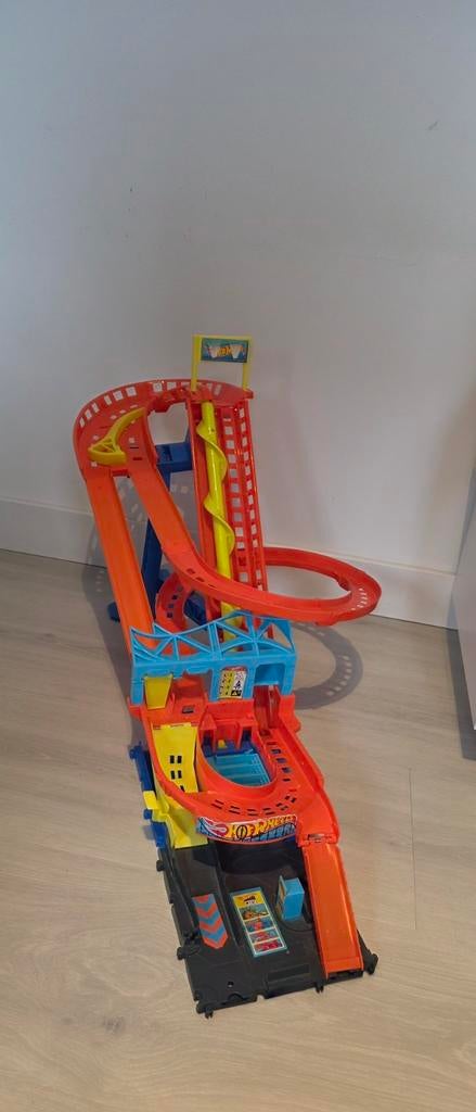 🔥 Hot Wheels Achtbaan Rally Racebaan🔥, Kinderen en Baby's, Racebaan, Zelf te bouwen, Ophalen of Verzenden, Zo goed als nieuw