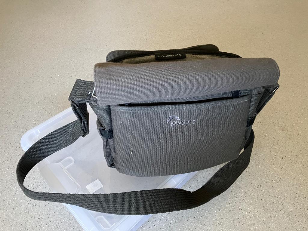 Lowe Pro Messanger 160 AW Slate Grey, Ophalen of Verzenden, Gebruikt, Schoudertas, Lowepro