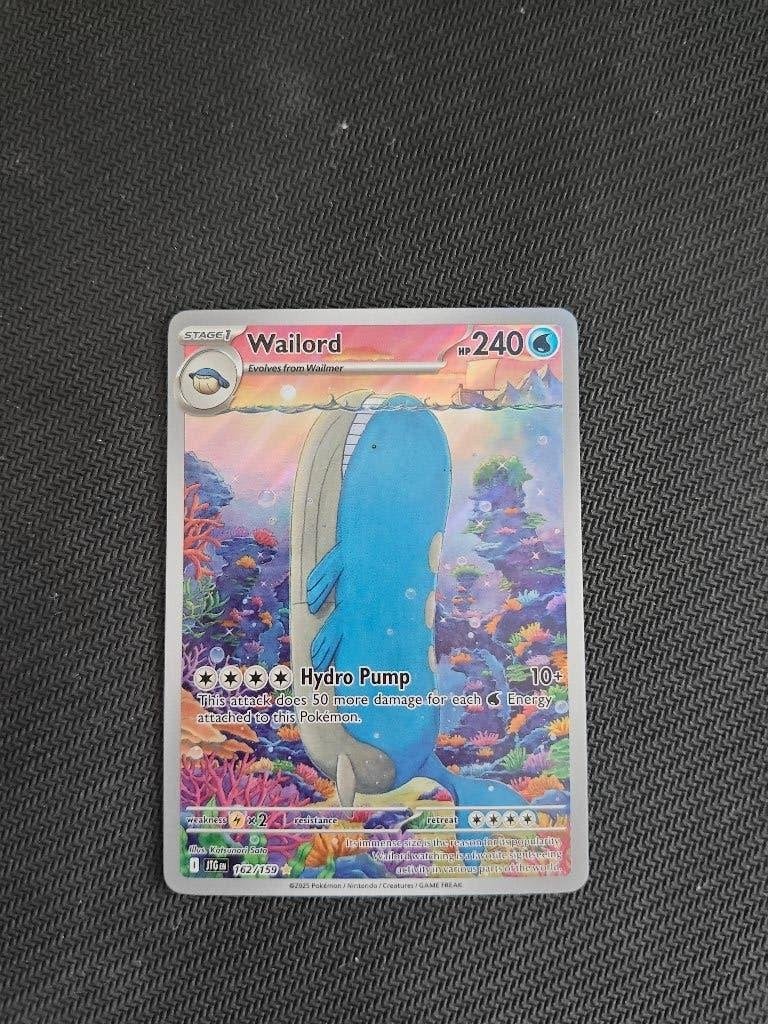 Wailord (JTG 162), Ophalen of Verzenden, Nieuw, Losse kaart, Foil