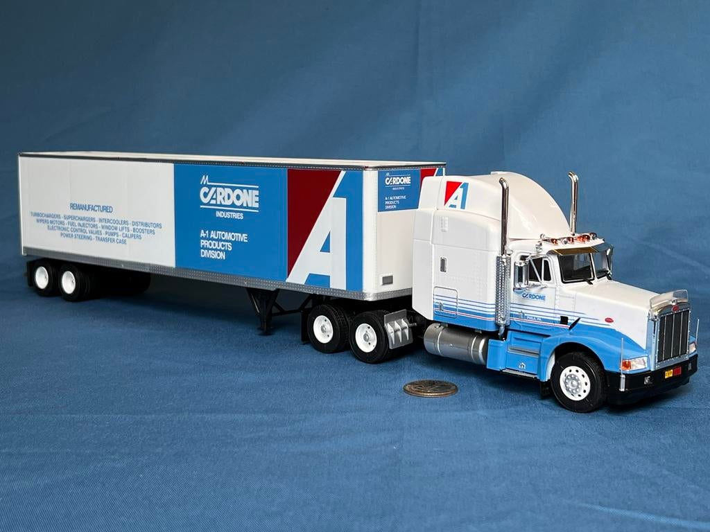 Peterbilt 377A/E & lange trailer Cardone! Nieuw&doos! KIJK!, Ophalen of Verzenden, Nieuw, Bus of Vrachtwagen, Overige merken