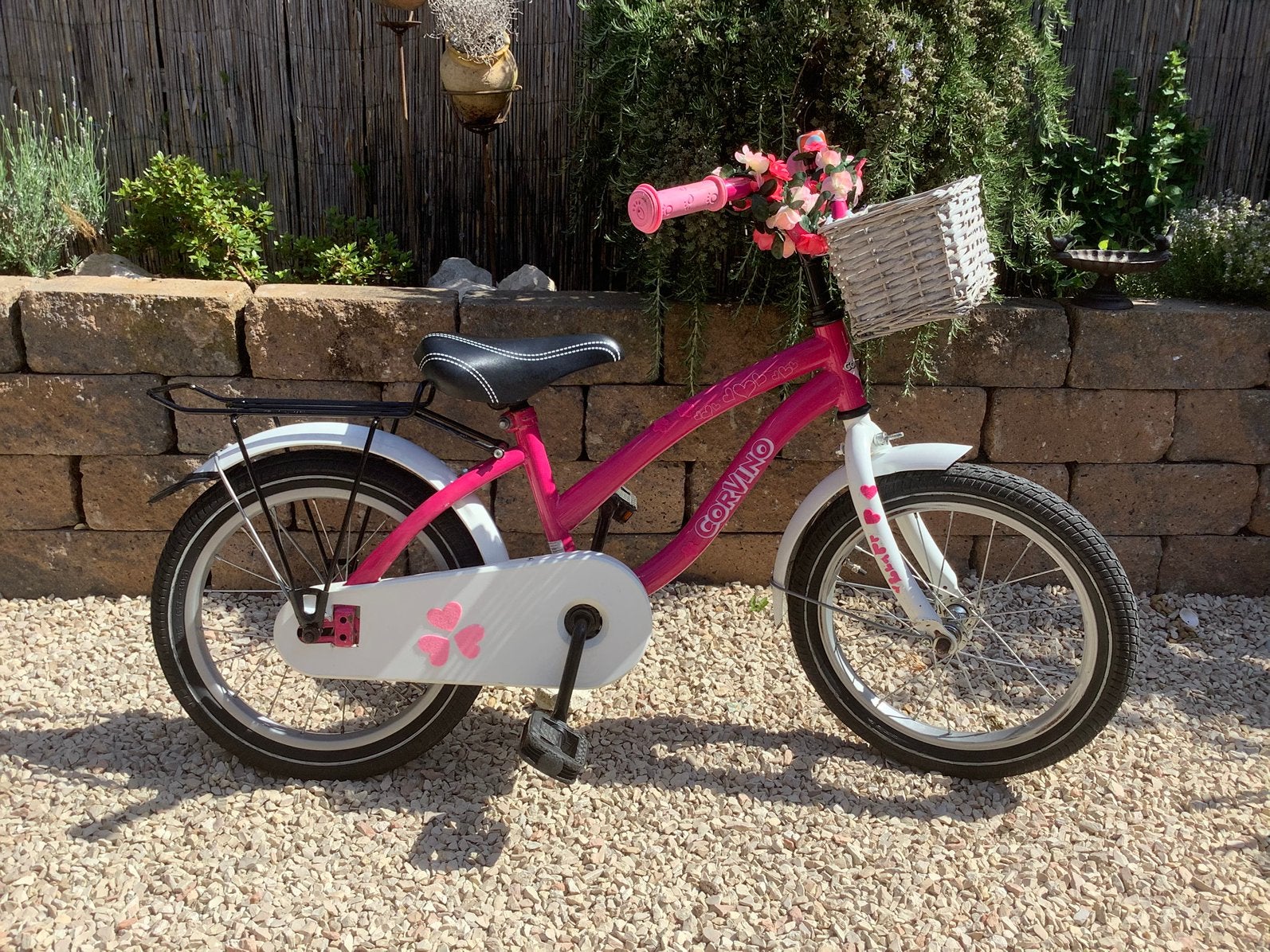 Kinderfiets Corvino 16” 🌸🌸, Ophalen, Gebruikt, 16 tot 20 inch