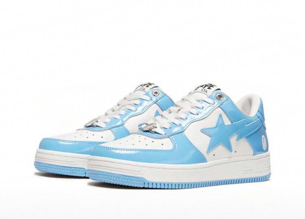 A BATHING APE Bape Star Schoenen Nieuw, Kleding | Heren, Schoenen, Verzenden, Nieuw, Blauw, Sneakers of Gympen