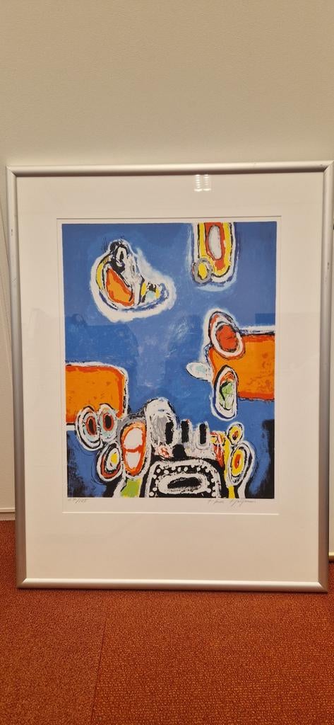 HANS HEIJMAN - Droomlandschap - Genummerde zeefdruk 67/125, Antiek en Kunst, Kunst | Litho's en Zeefdrukken, Ophalen of Verzenden