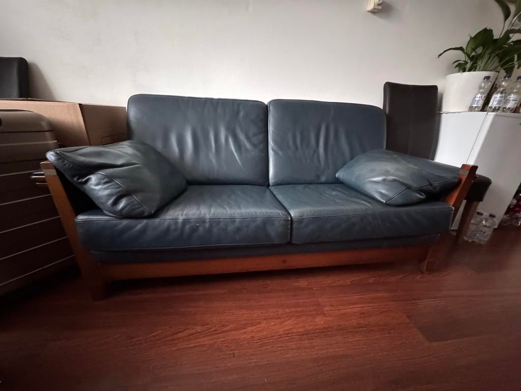 Mooie bank in Schuitema stijl, Huis en Inrichting, Gebruikt, 150 tot 200 cm, Driepersoons, 75 tot 100 cm