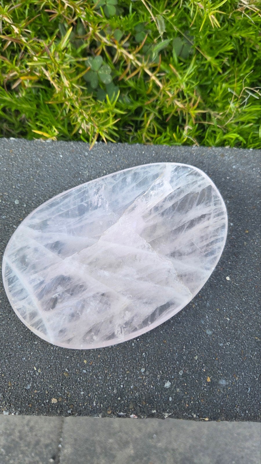 Rozenkwarts schaaltje - 12 x 8 cm, Verzamelen, Mineralen en Fossielen, Ophalen of Verzenden