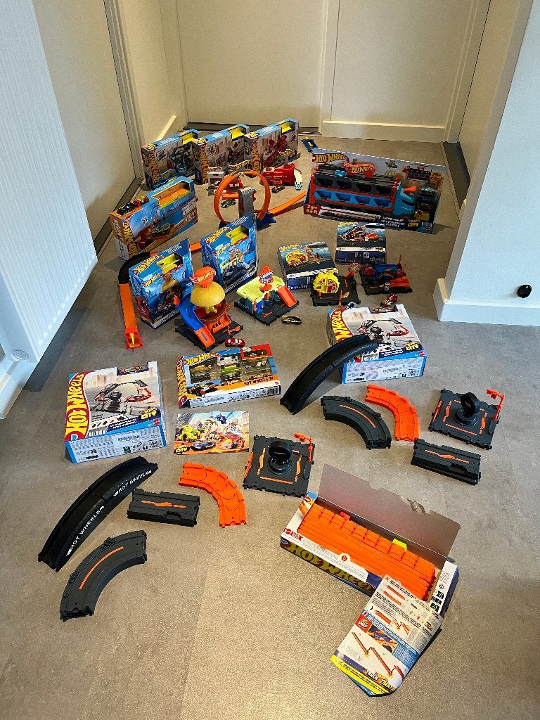 Mega Hot Wheels City speelset in nieuwstaat!, Racebaan, Ophalen of Verzenden, Zo goed als nieuw, Hot Wheels