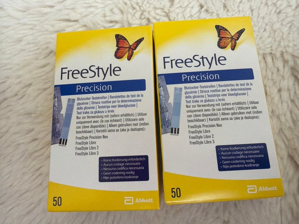 FreeStyle Precision Bloedglucose Teststrips (2x50 stuks), Ophalen of Verzenden, Nieuw