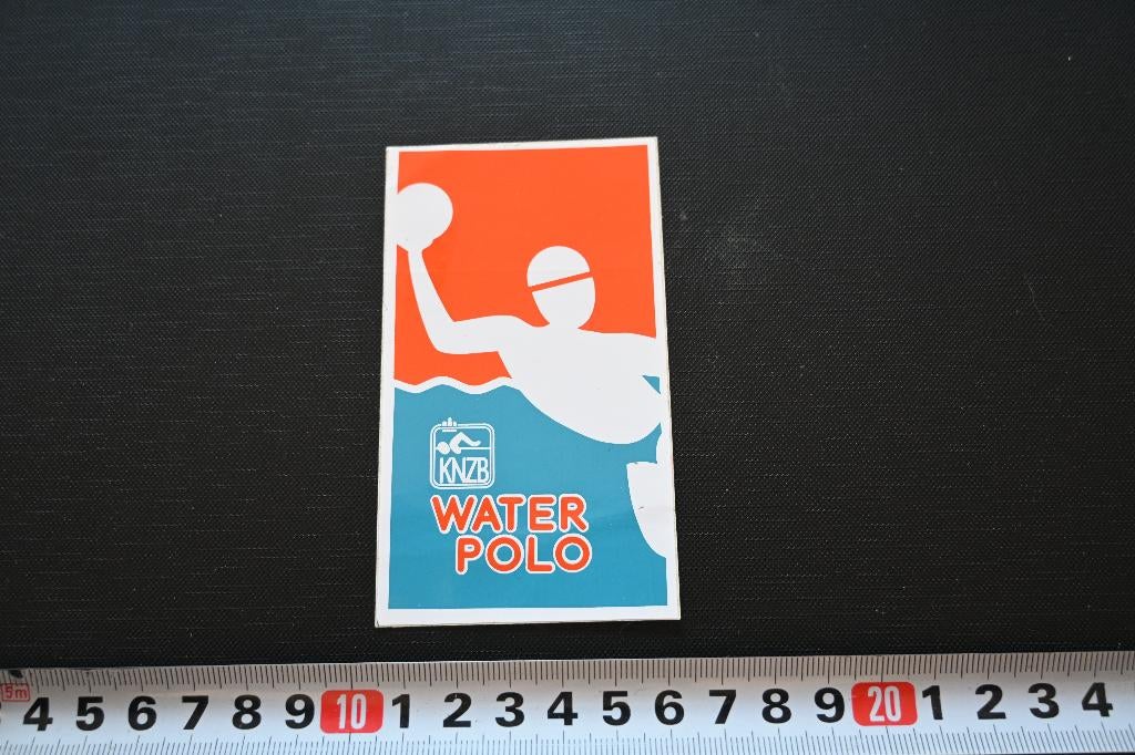 sticker KNZB waterpolo, Ophalen, Zo goed als nieuw