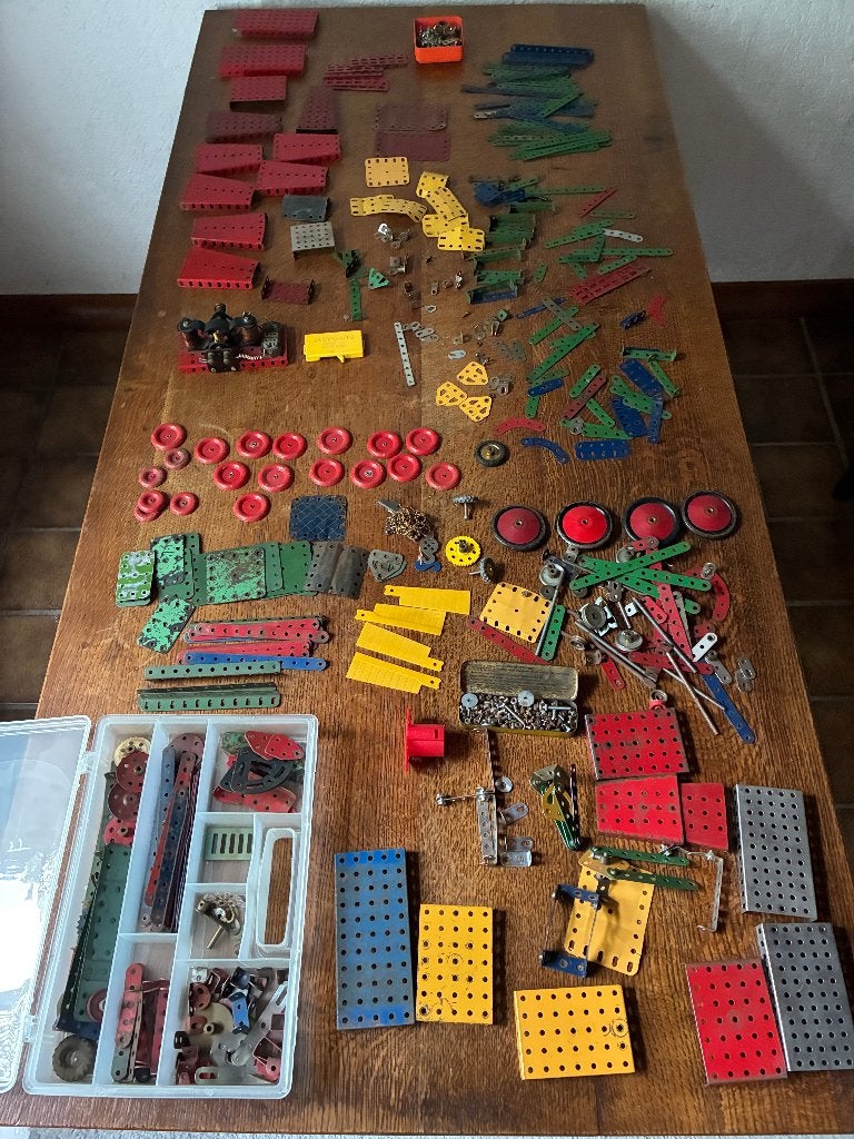 Vintage antiek Meccano constructie speelgoed, Ophalen