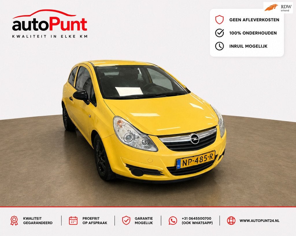 Opel Corsa 1.4-16V Business Sport, Auto's, Voorwielaandrijving, Stoelverwarming, 1063 kg, Gebruikt