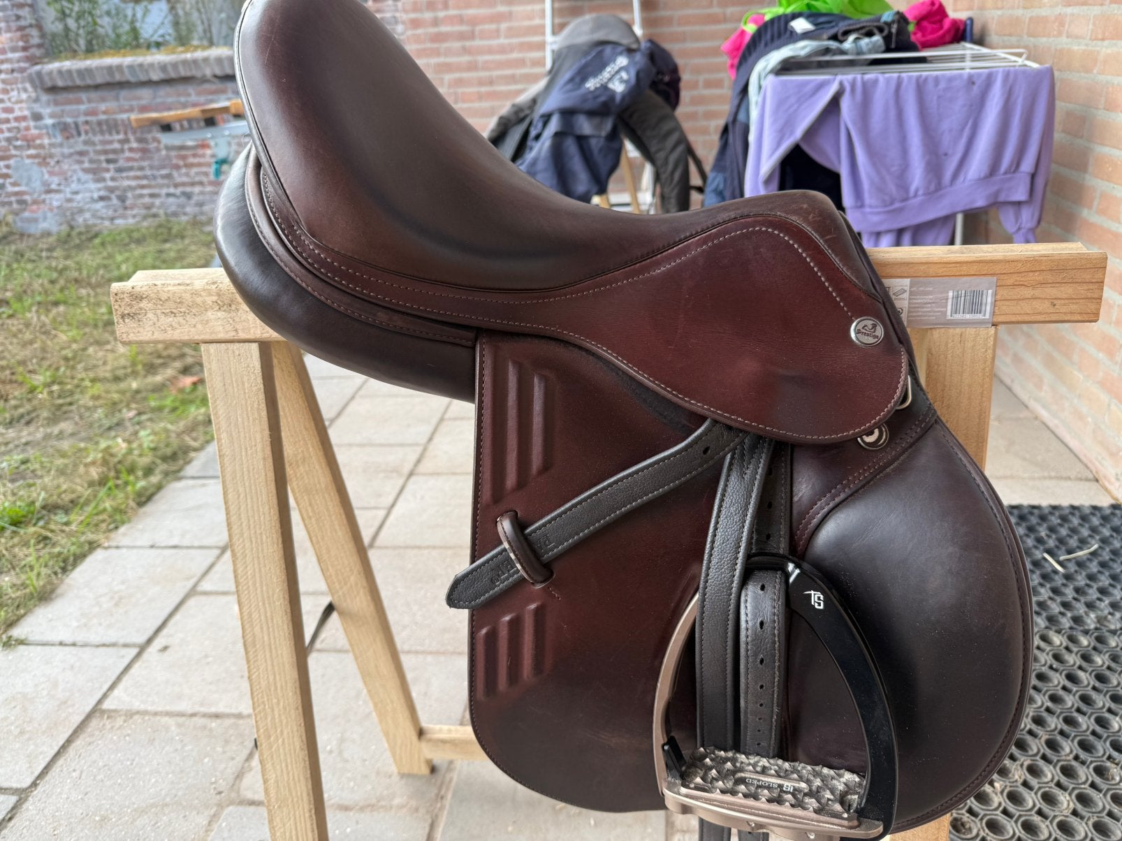 Springzadel Prestige Synchrony 17/33 met veiligheidsbeugels, Ophalen, Gebruikt, Prestige, Springen