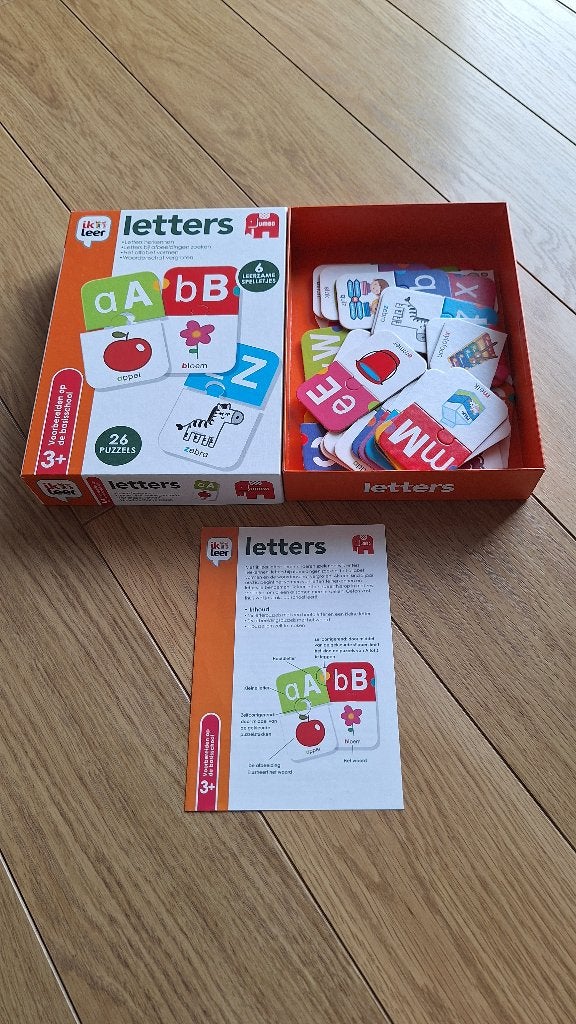 Jumbo ik leer letters, Ophalen of Verzenden, Zo goed als nieuw, Taal en Lezen