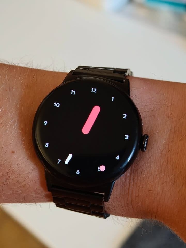 Google Pixel Watch 3 45mm Wi-Fi – Black, Zwart, Ophalen of Verzenden, Android, Conditie