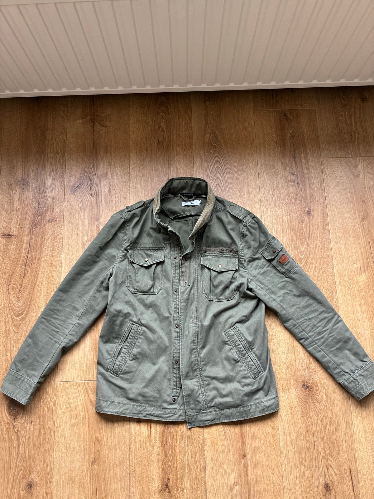 Chasin' heren jas, maat XL, groen, Kleding | Heren, Jassen | Zomer, Ophalen of Verzenden, Zo goed als nieuw, Groen