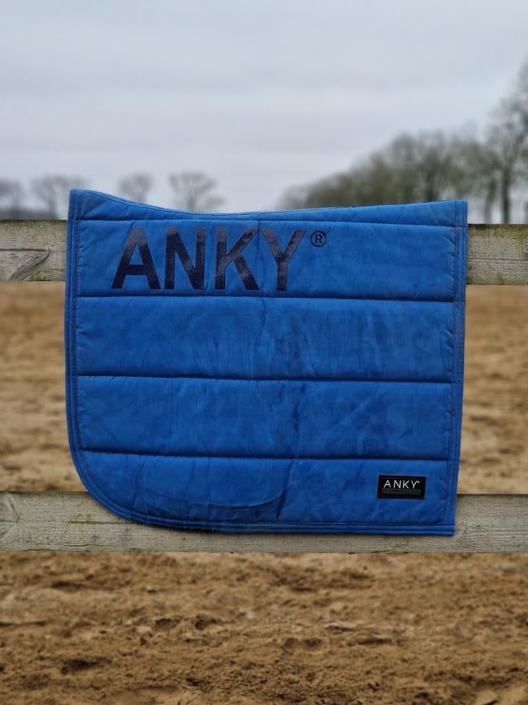 Blauw ANKY dekje Full dressuur, Dieren en Toebehoren, Full (L), Gebruikt, Dressuurdekje, Ophalen of Verzenden