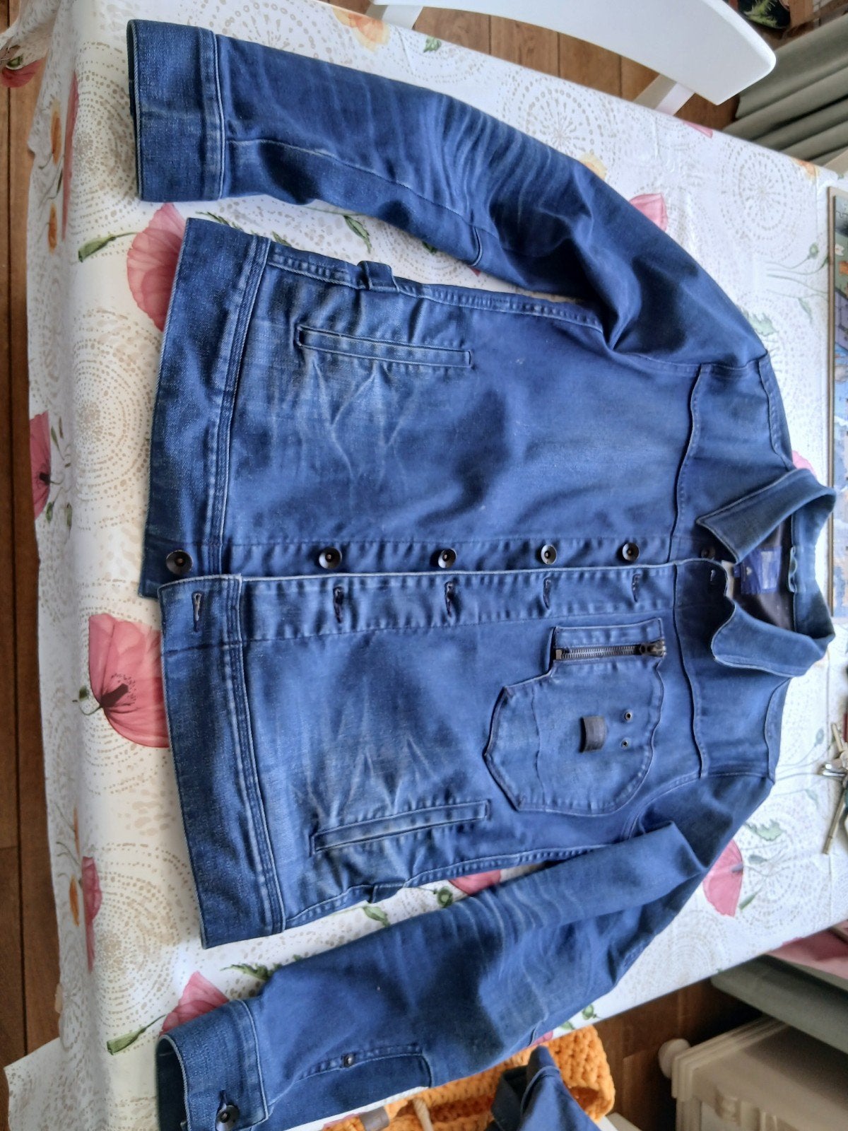 G-Star RAW spijkerjack - Maat L, Maat 52/54 (L), Blauw, Ophalen of Verzenden, Zo goed als nieuw