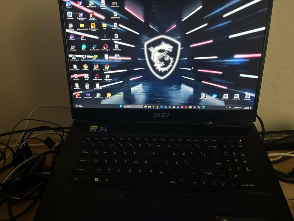 MSI GS77 12UH-059,3080 rtx,i9-12900H 32GB RAM360Hz, Computers en Software, Windows Laptops, Met videokaart, 32 GB, Ophalen of Verzenden