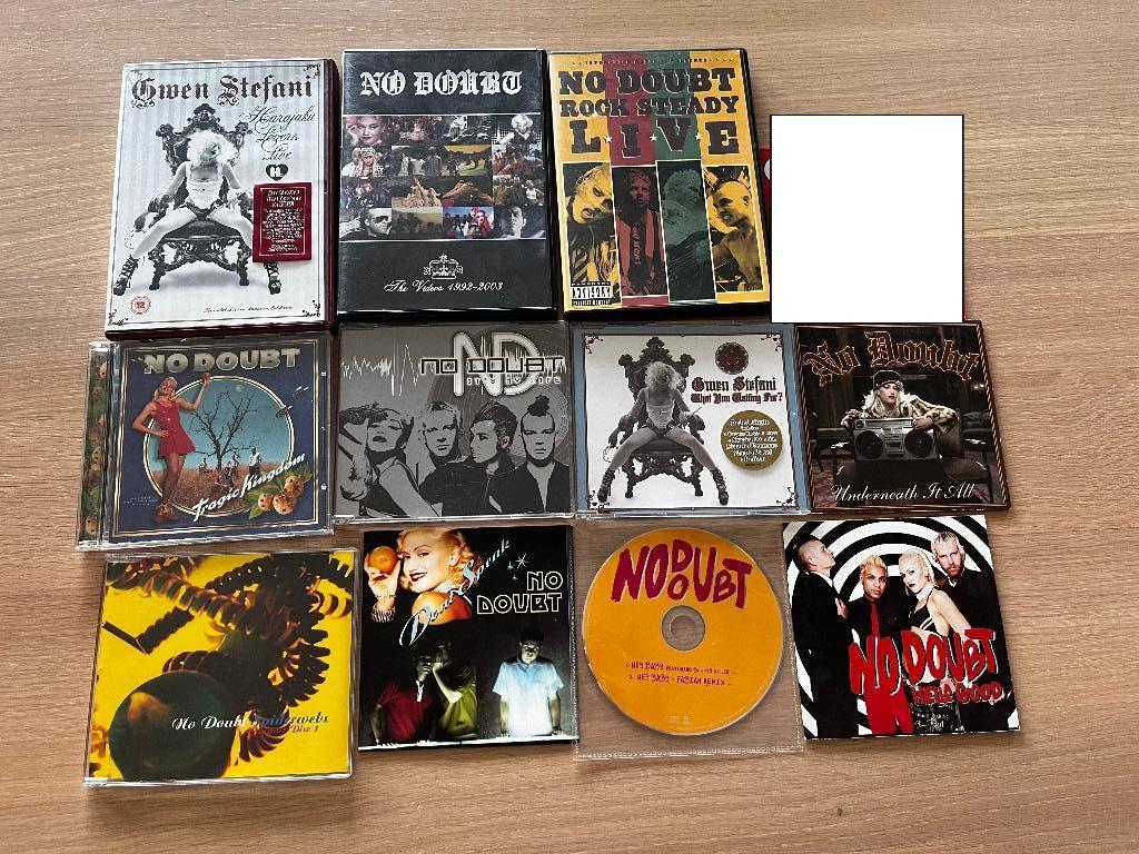 No Doubt - CD DVD Maxi Single - Pakket - 11x Gwen Stefani, Ophalen of Verzenden, Zo goed als nieuw