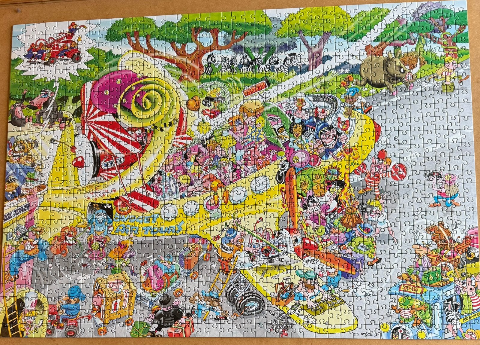 Heye puzzel 1000 stukjes Take off, Ophalen of Verzenden, 500 t/m 1500 stukjes, Zo goed als nieuw