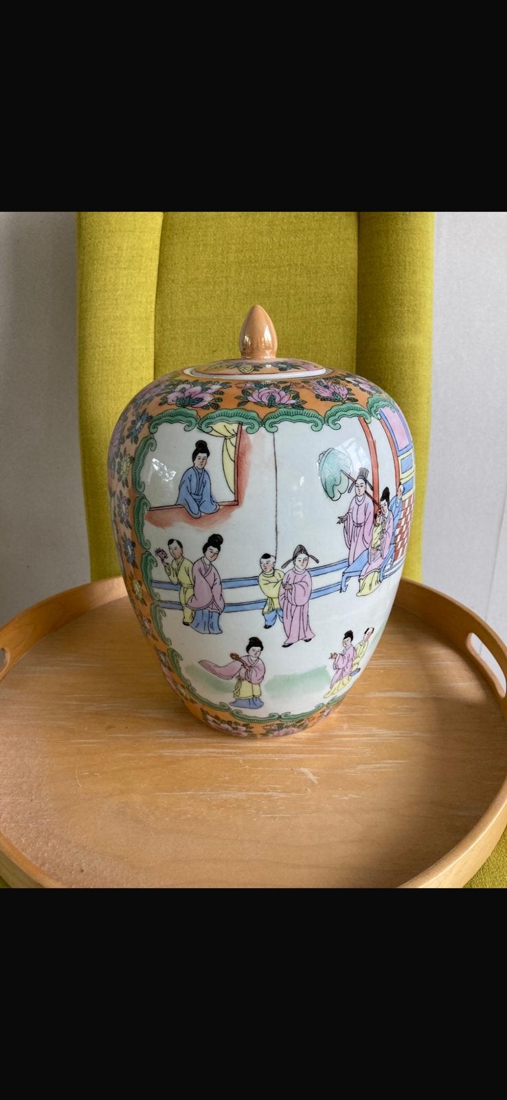 Chinese vaas, Ophalen