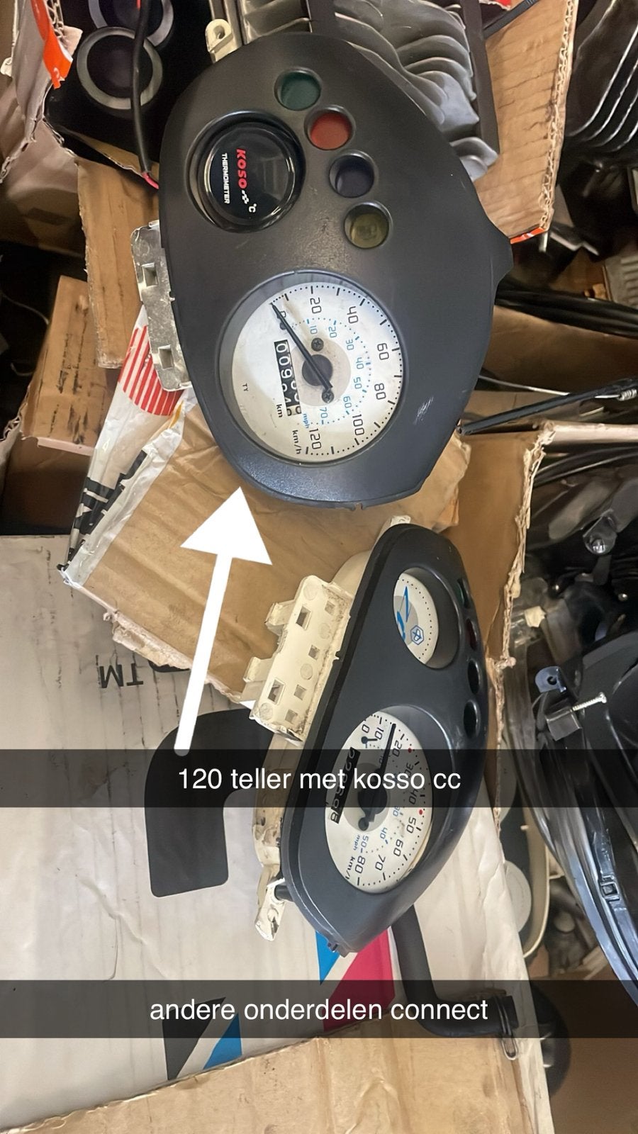 120teller zip met kosso, Fietsen en Brommers, Ophalen, Overige typen, Piaggio