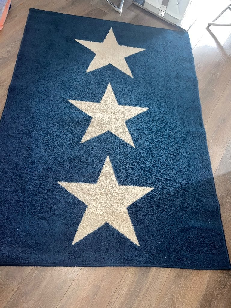 Vloerkleed sterren, Ophalen, Rechthoekig, 150 tot 200 cm