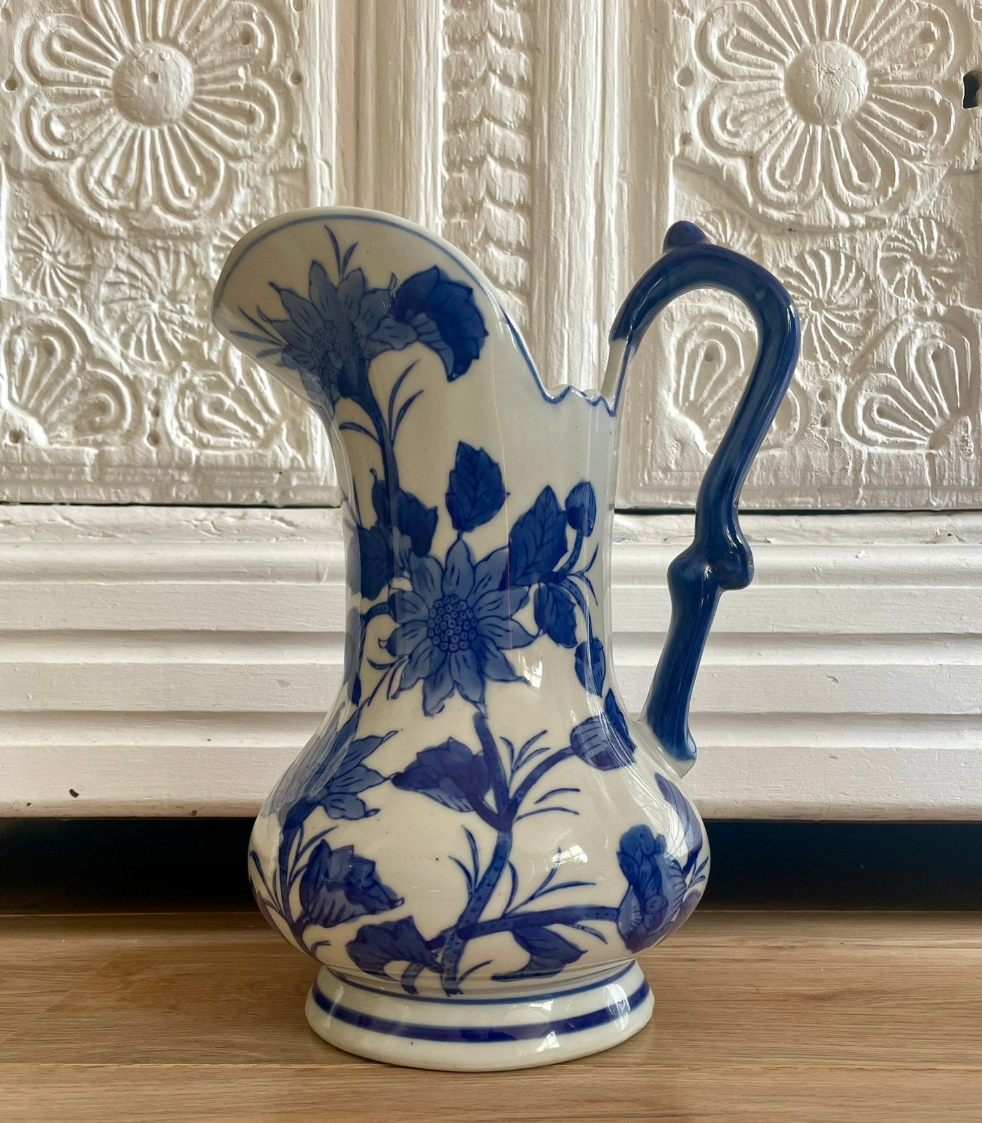 Vintage - keramiek vaas uit Italie - waterkan - karaf - vaas, Antiek en Kunst, Ophalen
