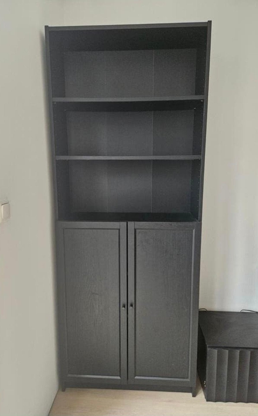 Billy Boekenkast Zwart, Huis en Inrichting, Kasten | Boekenkasten, Ophalen, Met deur(en), 200 cm of meer, 50 tot 100 cm