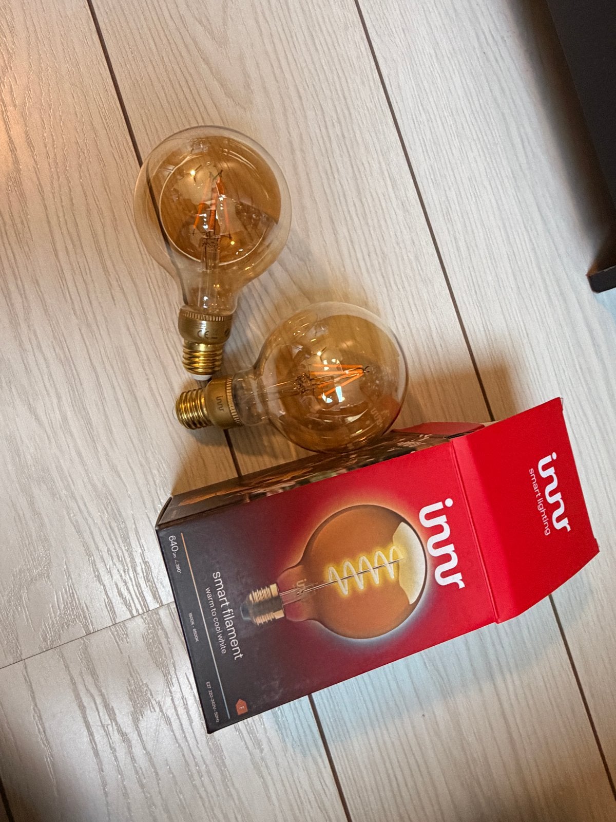 Innr Smart Filament LED Lamp E27 - Warm tot Koel Wit, Ophalen, Led-lamp, Instelbaar wit, E27 (groot)