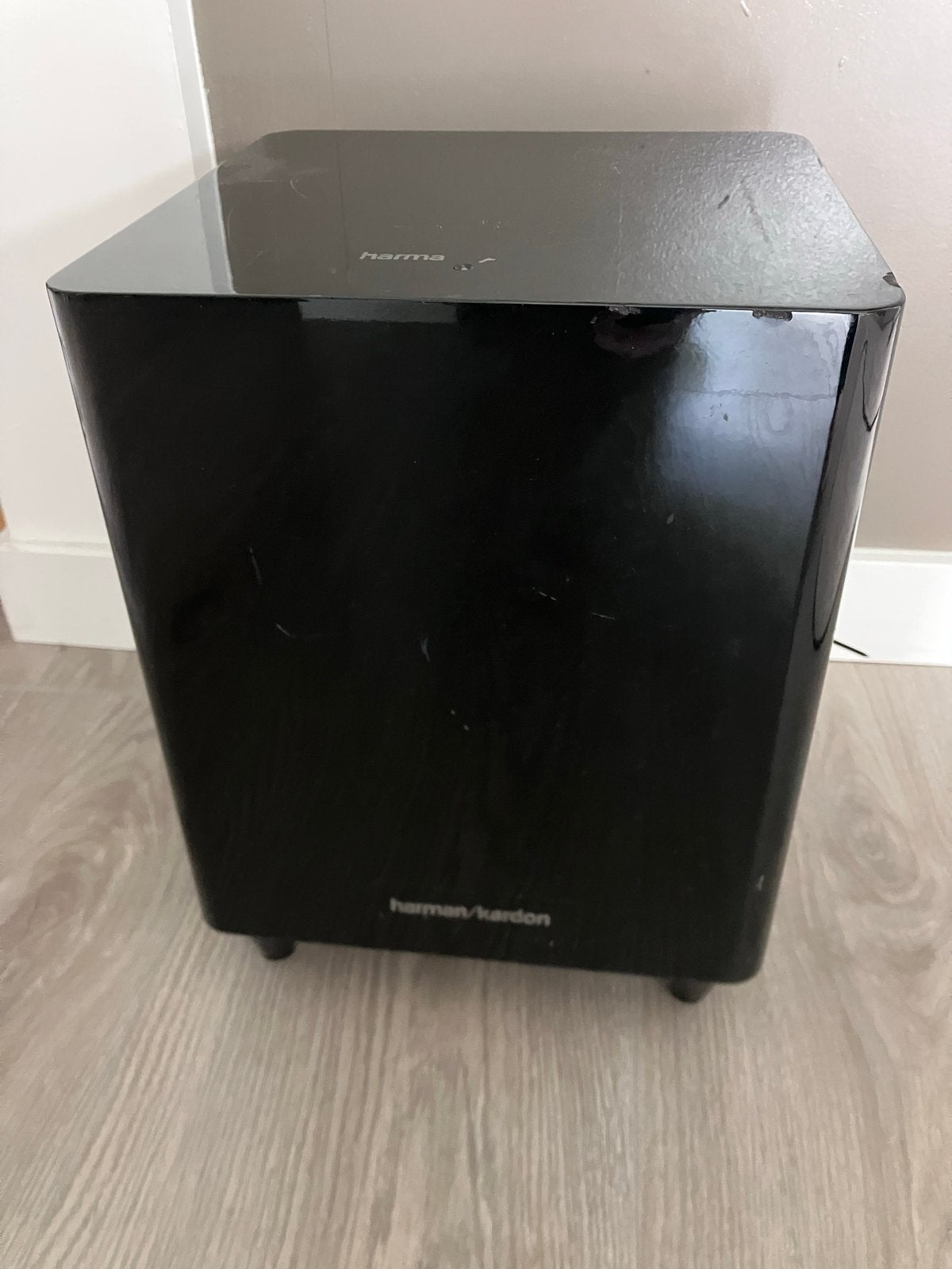 Harman Kardon HKTS210SUB/230 Subwoofer, Gebruikt, Subwoofer, 120 watt of meer, Ophalen