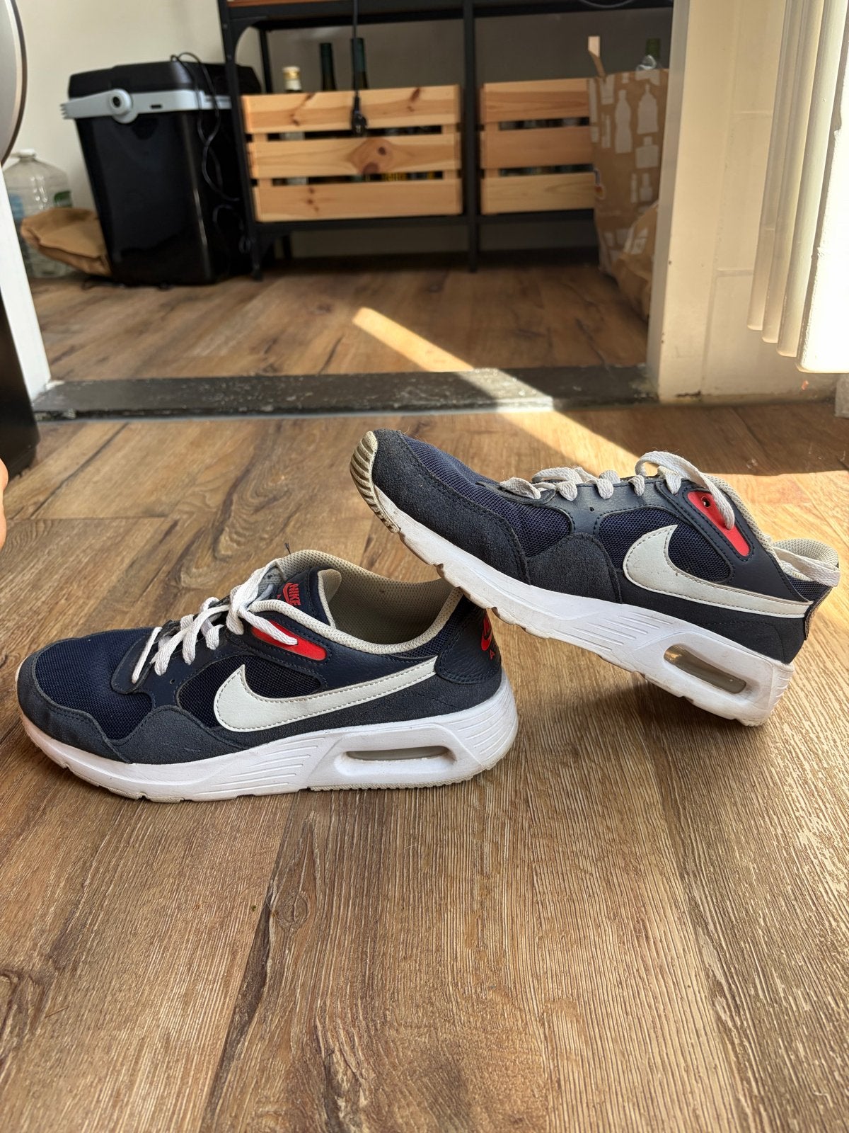 Nike Air Max - Navy Blue - 42, Ophalen of Verzenden, Gedragen, Blauw, Sneakers of Gympen