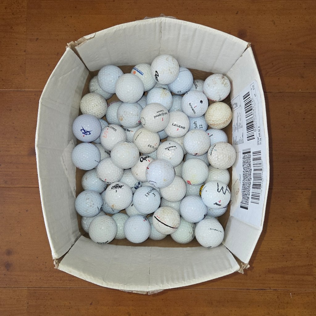 67 golfballen voor een tientje, Ophalen of Verzenden, Gebruikt, Bal(len)